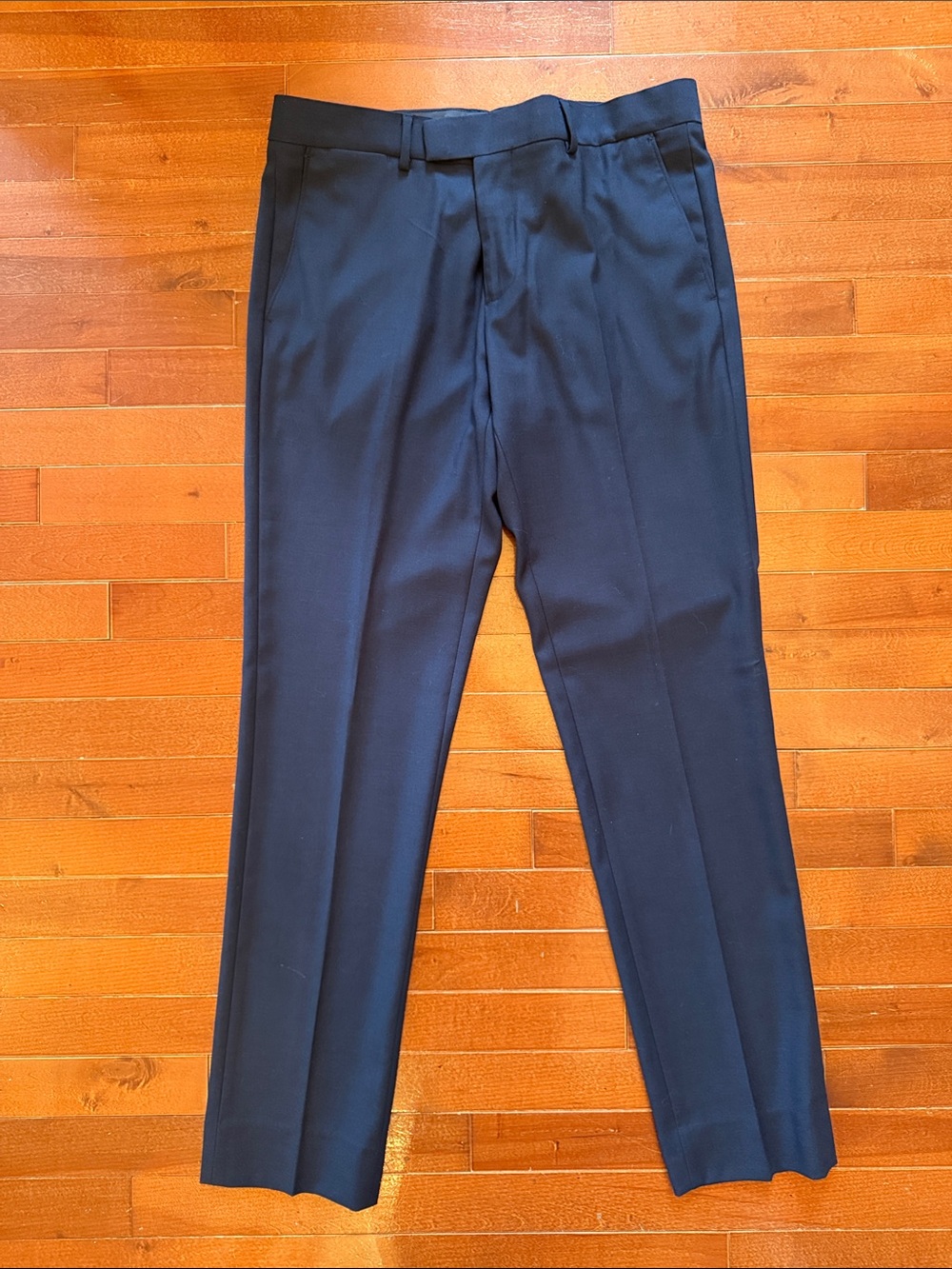 RW&CO. Slim Fit Men's Navy Suit Pants - 34x32